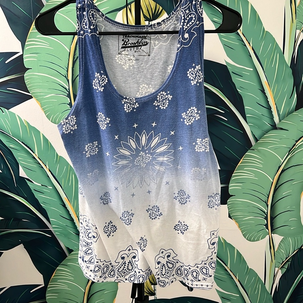 Bandana print tank